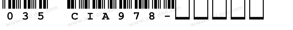 035 CIA978字体转换